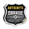 Signmission Anthony's Garage I Can Fix Everything But Stupid, 4 inch X 4 inch, Vinyl Decal, 2PK SHI-D-2PACK-4-490-ANTHONY - alternate 1