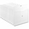 Universal Side Opening Poly Envelopes, 1 in. Expansion, Letter Size, Clear, 10PK UNV50770 - alternate 2