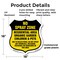 Signmission No Spray Shield Sign No Spray Zone Resid, 18 Inch X 18 Inch, Plastic Sign SHI-P-18-405 - alternate 3