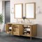 James Martin Vanities Laurent 72" Double Vanity, Light Natural Oak, w/ 3 CM Tajnar Eclos Top 545-V72-LNO-3TJR - alternate 5