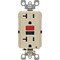 Leviton SmartlockPro Self-Test 20A Ivory Commercial Grade 5-20R GFCI Outlet R19-GFNT2-0RI - alternate 2
