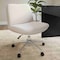 Martha Stewart Eloise Upholstered Office Chair in Grey White/Polished Nickel CH-232196-2-GW-MS - alternate 4
