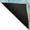 Homeroots 3' X 5' Sky Blue Green And Ivory Striped Washable Indoor Outdoor Area Rug 600924 - alternate 2