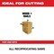 Milwaukee Tool SAWZALL Rough-In Blade - 5 PK 48-00-1610 - alternate 2