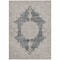 Homeroots 8' X 10' Black And Ivory Oriental Washable Indoor Outdoor Area Rug 597725 - alternate 4