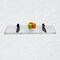 Fab Glass And Mirror Acrylic Shelf 6 x 16.5inces Brushed Nickel Bracket 3/4in Thickness Acrylic Pack of 2 AS19CC-6x16BN2P - alternate 4