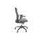 We'Re It LiDO Series High Back Upholstered Office Chair, Eco Leather, Black OFD6800P-BLK - alternate 3