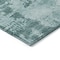 Homeroots 8' Teal Blue And Ivory Round Abstract Washable Indoor Outdoor Area Rug 602751 - alternate 2