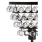 Jonathan Y Buckingham 25" Crystal/Metal Table Lamp, Bronze/Clear JYL9004A - alternate 4