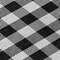 Homeroots 8' Black Gray And Ivory Round Plaid Washable Indoor Outdoor Area Rug 595465 - alternate 3