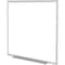 Ghent Dry Erase Board, Porcelain, 48 1/2 in, 48 1/2 in, Aluminum Frame, White, Matte M1-44-4 - alternate 1
