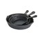 Megachef Pre-Seasoned 3 Piece Cast Iron Skillet Set MCCI-455 - alternate 4