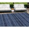 Homeroots 8' X 10' Navy Blue And Black Southwestern Washable Indoor Outdoor Area Rug 587551 - alternate 1