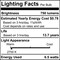 Bulbrite LED Filament 5W, Dimmable B11, Clear Glass, E26 Base, 2700K, 750 Lm, 4PK 862855 - alternate 5