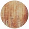Homeroots 8' Orange Beige And Taupe Round Striped Washable Indoor Outdoor Area Rug 577261 - alternate 2