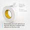 3M Film Tape, 1 in W, 72 yd L, 2 mil, Polyester Film, Double-Sided 9415PC - alternate 4