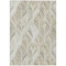 Homeroots 8' X 10' Khaki Tan And Beige Geometric Washable Indoor Outdoor Area Rug 589233 - alternate 3