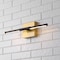 Jonathan Y McKenna 16.25" Modern Minimalist Dimmable Integrated LED Metal Wall Sconce, Oil Rubbed Bronze/Brass G JYL7039F - alternate 8