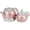 Korkmaz Rena 1.1 Liter Tea Pot and 2.4 Liter Kettle Set in Pink A226-02 - alternate 3