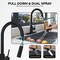 Anzzi 16 in. 1-Handle Pull-Down Sprayer Kitchen Faucet in Matte Black with 1.8 GPM and Dual Spray Modes KF-AZ601MB - alternate 2