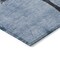 Homeroots 3' X 5' Denim Blue And Charcoal Horse Washable Indoor Outdoor Area Rug 618643 - alternate 4