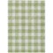 Homeroots 10' X 14' Artichoke Green And Gray Plaid Washable Indoor Outdoor Area Rug 595366 - alternate 6