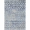 Homeroots 10' X 14' Blue And Silver Argyle Washable Indoor Outdoor Area Rug 615805 - alternate 4