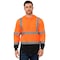 Protectx Long Sleeve T-Shirt, Class 2, Type R, Polyester, Orange, M, 3 PK ST-H150LS1-OR-M-03 - alternate 2