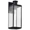 Nuvo Luca, Large Outdoor Lantern, Sand Black Finish, Clear Beveled Glass 60/8512 - alternate 1