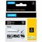 Dymo Rhino Permanent Vinyl Industrial Label Tape, 0.75 in. x 18 ft, Black/White Print 1805436 - alternate 1