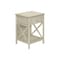 Monarch Specialties Accent Table, Side Table, 2 Tier, Bedroom, Nightstand, Antique White Veneer, Transitional I 3984 - alternate 1