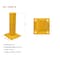 Mytee Products 4 inx4 inx18 in Bolt-On Steel Rigid Post & 8 ftx15 in 3-Rib Guard Rails for Warehouse GR3RP-1808-KIT - alternate 3