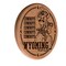 Holland Bar Stool Co University of Wyoming 13" Laser Engraved Solid Wood Sign WSgnLNatWymng - alternate 1