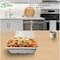 Ecoquality 22oz Rectangular Sugarcane Container, Compostable Bowls for Takeout, and Restaurant, 200PK EQCRTB22-200 - alternate 4