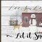 Homeroots Let It Snow 1 Black Framed Print Wall Art 415841 - alternate 5