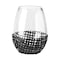 Homeroots 10" Black Woven Metal And Glass Tabletop Hurricane Candle Holder 608408 - alternate 1