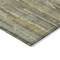 Homeroots 8' Artichoke Green And Ivory Round Striped Washable Indoor Outdoor Area Rug 609026 - alternate 4