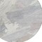 Homeroots 8' Ivory And Gray Round Abstract Washable Indoor Outdoor Area Rug 611230 - alternate 5