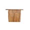 Homeroots 72" Natural Solid Wood Live Edge Sled Base Dining Table 635856 - alternate 2