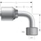 Gates Female Din 24 Cone Swivel - Light Series With O-Ring - 90 Bent Tube Megacrimp G25655-1218 - alternate 2