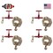 Mytee Products 4PK 5/16in-3/8in Durabilt T-Handle Ratchet Chain Binder w/6ft Extension & Grab Hook, 4PK CBRS-DR516-THCAx4 - alternate 1