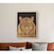 Homeroots Wild Tiger Portrait Gold Framed Print Wall Art 526937 - alternate 2