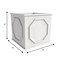 Leisuremod Sprout Square Fiberstone & MgO Clay Planter with Protective Cover, Weatherproof, No Assembly SP15W - alternate 3