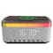 Alpha Digital Bluetooth Stereo Speaker- 10W, Alarm Clock, Charging, Light -Gray S300-GY - alternate 1