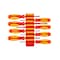 Tekton 8pc Phillips, Slotted, Square Insulated Screwdriver Set w/Red Mod Organizers (#1-2, 3.5-6.5mm, #1-2) DVZ90103 - alternate 1