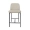 Manhattan Comfort Loft Metal Vegan Leather Counter Stool in Stone Gray - Set of 2 CS1534-1 - alternate 5