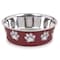 Proselect Merlot Stainless Steel 15 oz Pet Bowl For Dogs ZW8006 83 12 - alternate 1