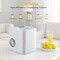 Healsmart Countertop Ice Maker, 9 Ice Cubes Ready in 6 Minutes, 26lbs/24Hrs, 2 Sizes Bullet Ice, Se 3A88HKICEM26WHTV3 - alternate 4
