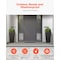 Vevor Tall Planter Set of 2 Square Tapered Planters 22 in for Outdoor Indoor, 2PK KD9942 - alternate 4