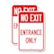Signmission Exit Sign, Heavy Gauge Aluminum, 12 in W, 18 in H A-1218-2PACK-23847 - alternate 1